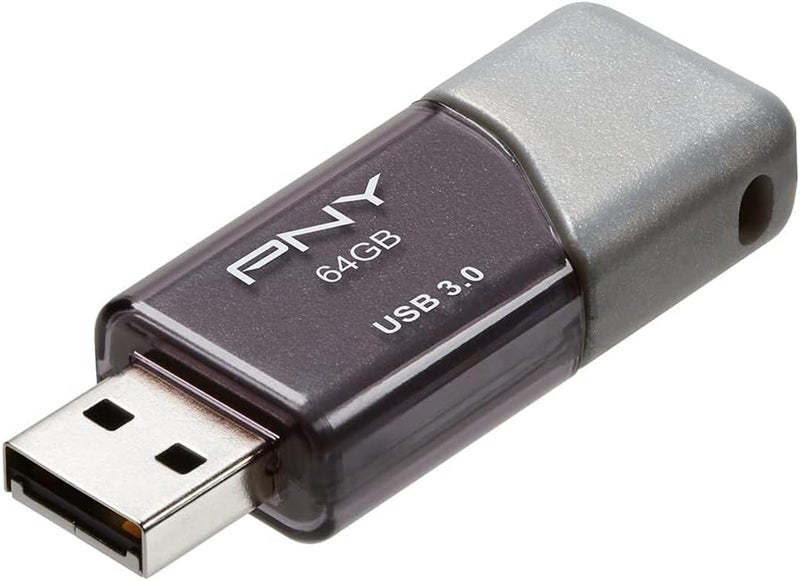 PNY 64GB Turbo Attache 3 USB 3.0 Flash Drive (Pack of 1) - Image 2